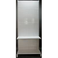 Секция стеллажа с перфорацией и полкой эконом